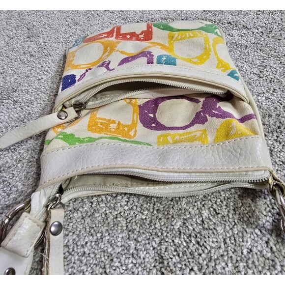 Coach signature multicolored crossbody with adjustable strap - Picture 9 of 9